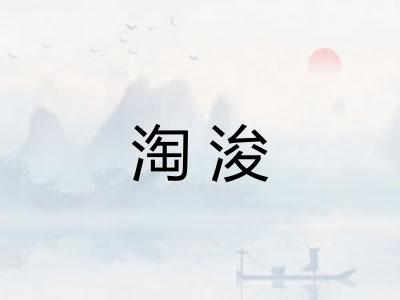 淘浚
