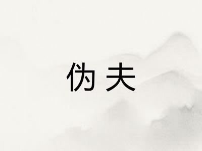 伪夫