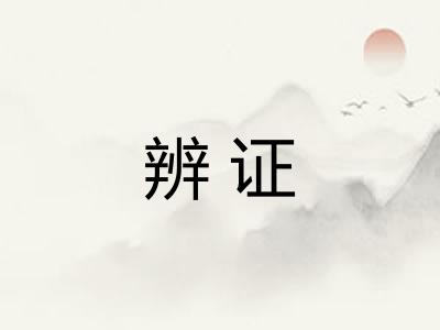 辨证