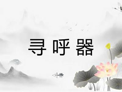 寻呼器