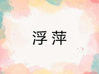 浮萍