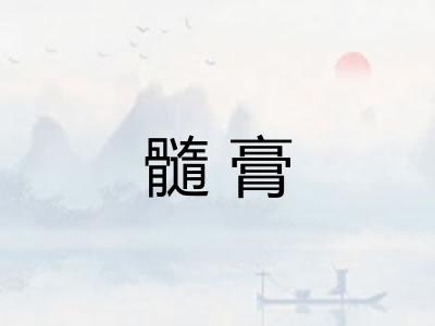 髓膏