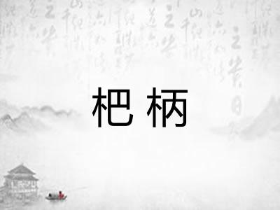 杷柄