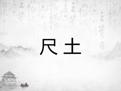 尺土