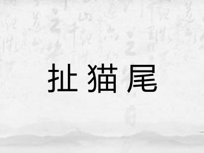 扯猫尾