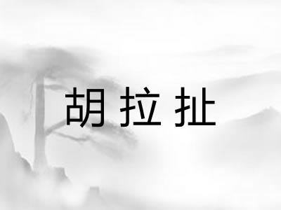 胡拉扯