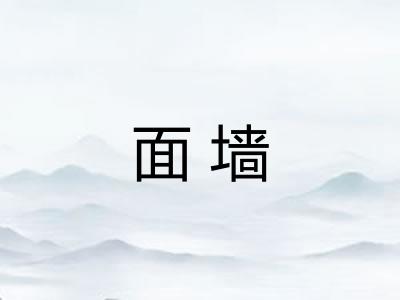 面墙