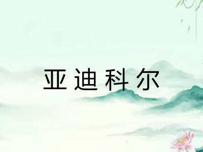 亚迪科尔