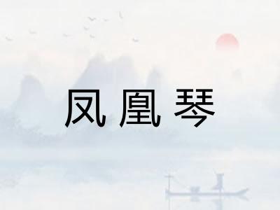 凤凰琴