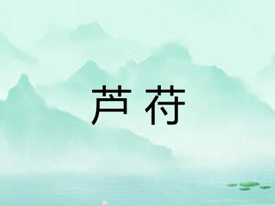 芦苻