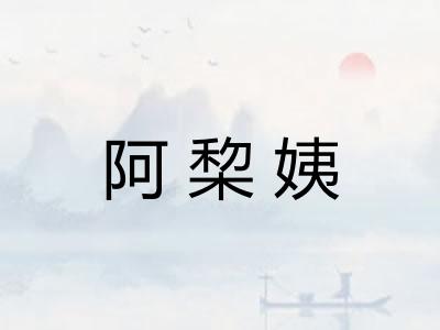 阿棃姨