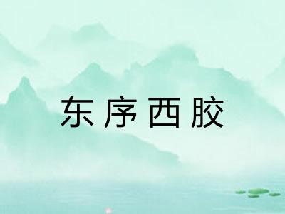 东序西胶