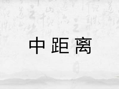 中距离
