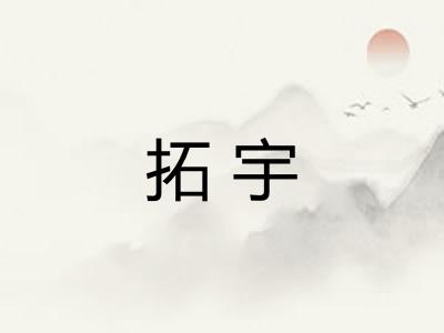 拓宇
