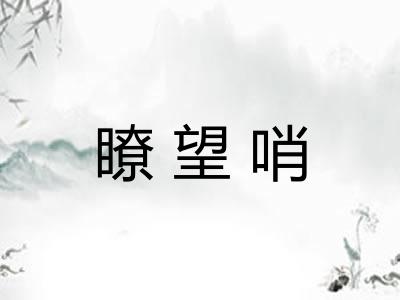 瞭望哨