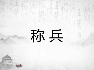 称兵