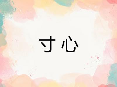 寸心