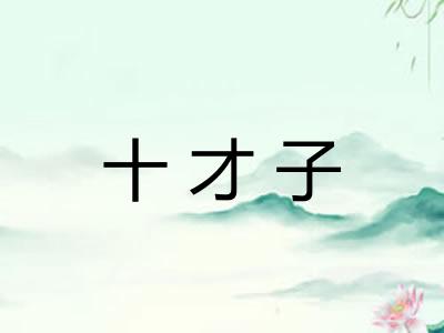十才子