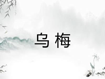 乌梅