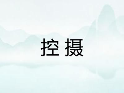控摄