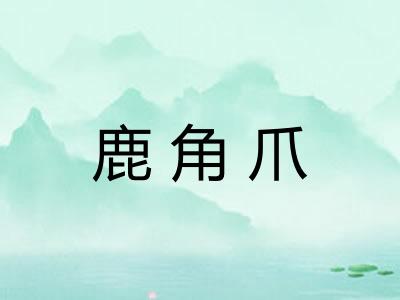 鹿角爪