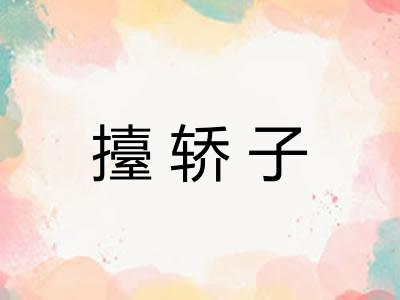擡轿子