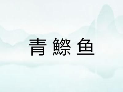 青鰶鱼
