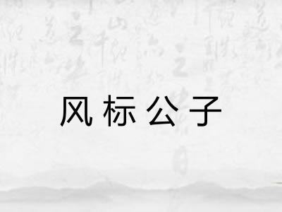 风标公子