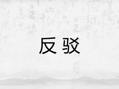 反驳