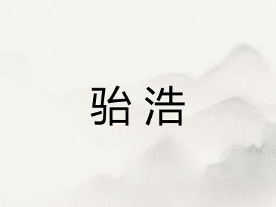 骀浩