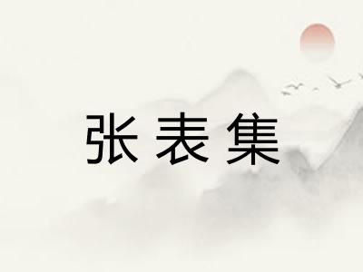 张表集