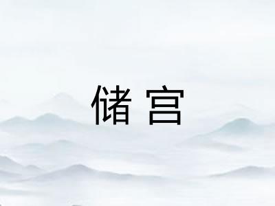 储宫