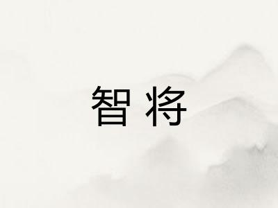 智将