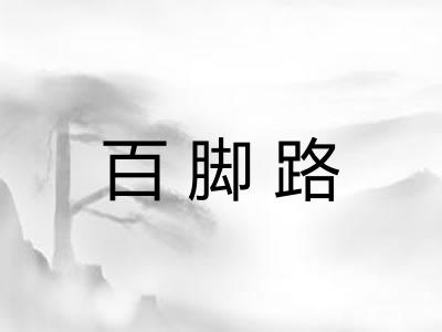 百脚路