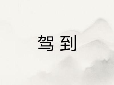 驾到