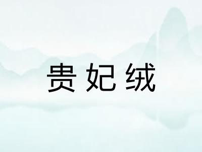 贵妃绒