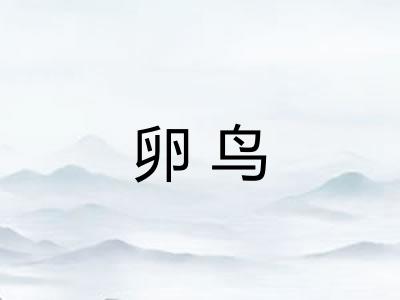 卵鸟