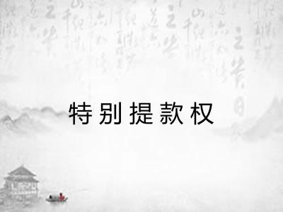 特别提款权