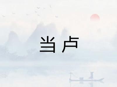 当卢