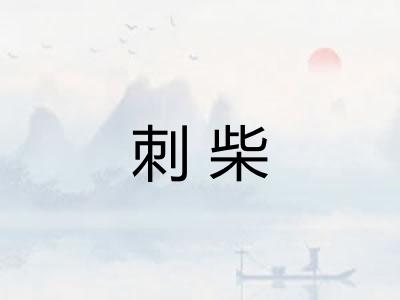 刺柴