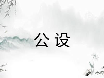 公设