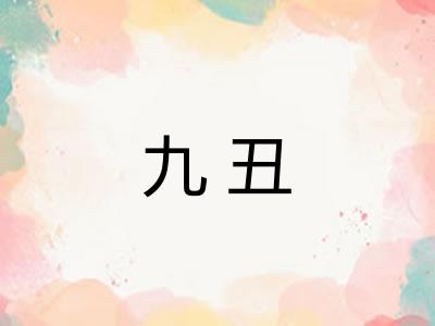 九丑
