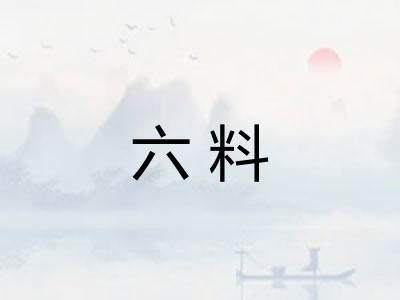 六料