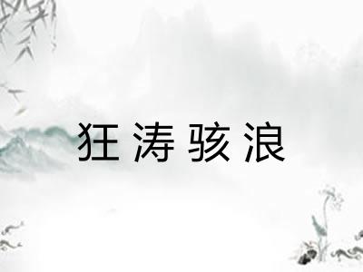 狂涛骇浪