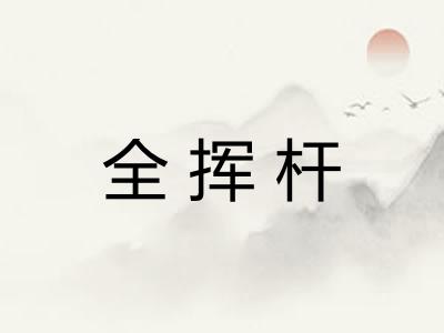全挥杆