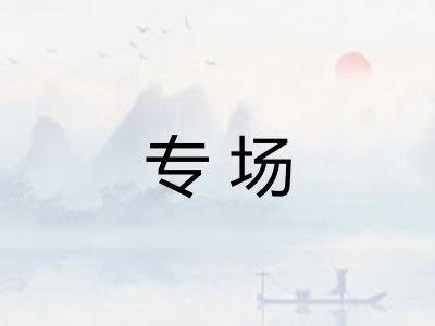 专场