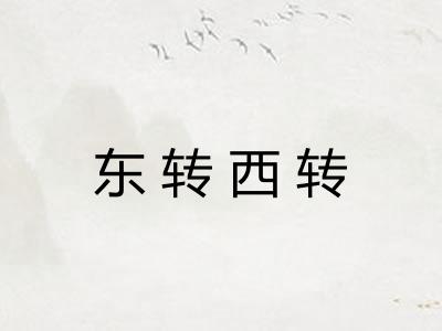 东转西转