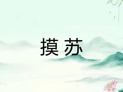 摸苏