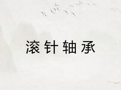 滚针轴承
