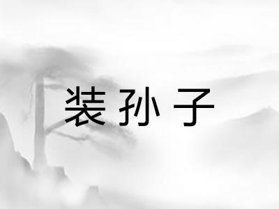 装孙子
